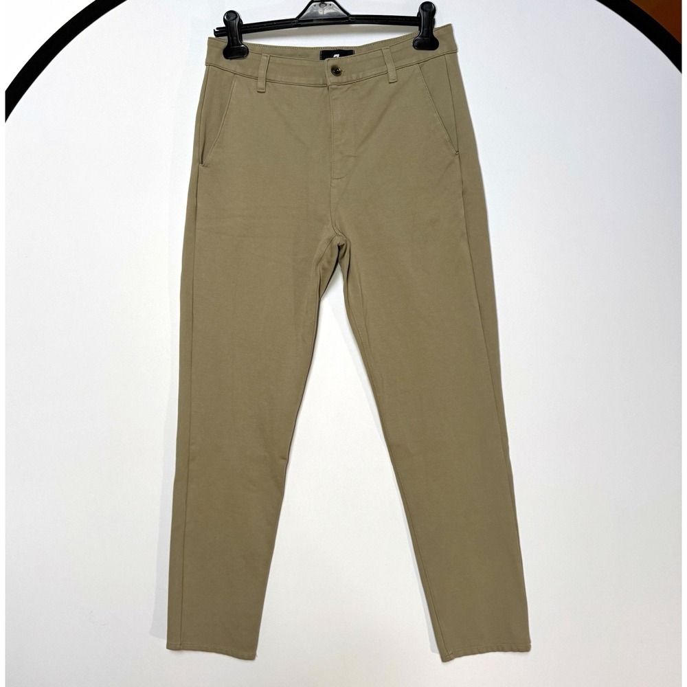 7 For All Mankind Mens Travel Chino Tapered Pants Taupe Beige 32 7T808B896 TAU